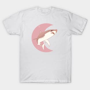 Great White Crescent - Rose T-Shirt